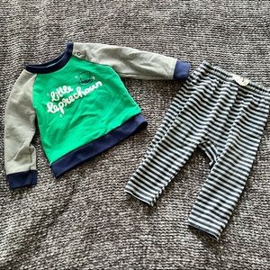 Cat & Jack Little Leprechaun Matching Set